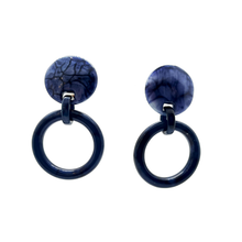 Cargar imagen en el visor de la galería, caravanas de resina azul