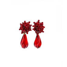 Cargar imagen en el visor de la galería, aros de resina y cristal