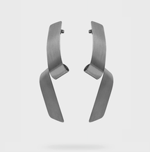 Cargar imagen en el visor de la galería, Caravanas lazo plateadas