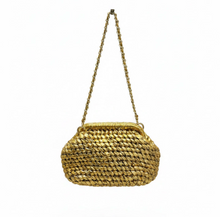 Cargar imagen en el visor de la galería, Bolso anudado dorado