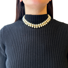 Cargar imagen en el visor de la galería, Collar doble perla