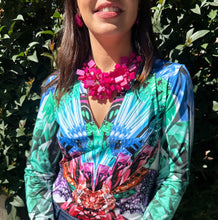 Cargar imagen en el visor de la galería, Collar "RAMA" fucsia