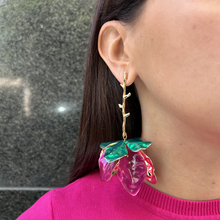 Cargar imagen en el visor de la galería, Caravanas flores invertidas