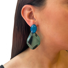 Cargar imagen en el visor de la galería, Caravanas combinadas translucidas