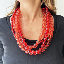 Cargar imagen en el visor de la galería, Collar combinación cuentas varias vueltas