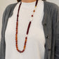 Collar cornalina y perlas, vista 2 – Fahoma