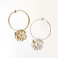 Choker con flor de metal, vista 2 – Fahoma