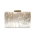 Clutch nacarado plateado – Fahoma, bijouterie en Uruguay