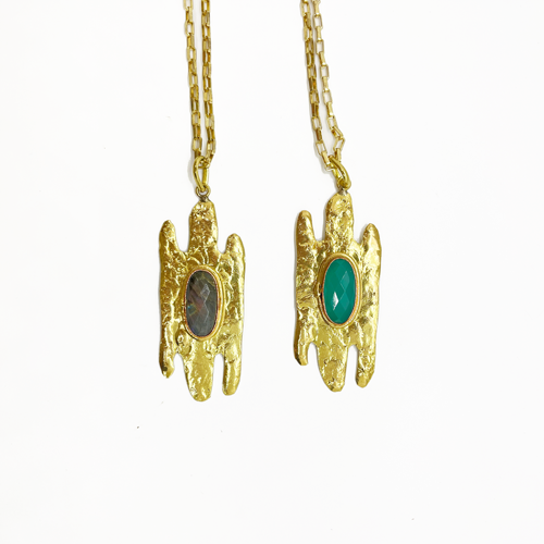 Collar colgante piedra – Fahoma, bijouterie en Uruguay