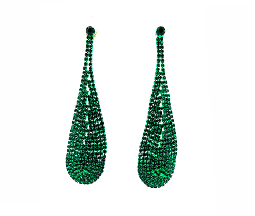 caravanas verde de strass