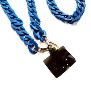Correa para celular cadena de resina larga