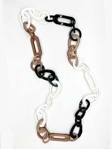 Collar largo mix de eslabones