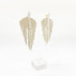Caravanas zirconia lluvia plateada, vista 3 – Fahoma