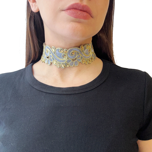 Choker de encaje