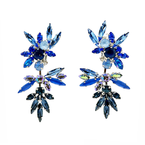 Caravanas cristal Swarovski colgantes – Fahoma, bijouterie en Uruguay