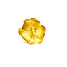 Cargar imagen en el visor de la galería, Anillo flor dorada mate
