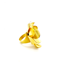 Cargar imagen en el visor de la galería, anillo dorado de flor
