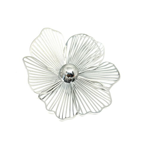 broche plateada

