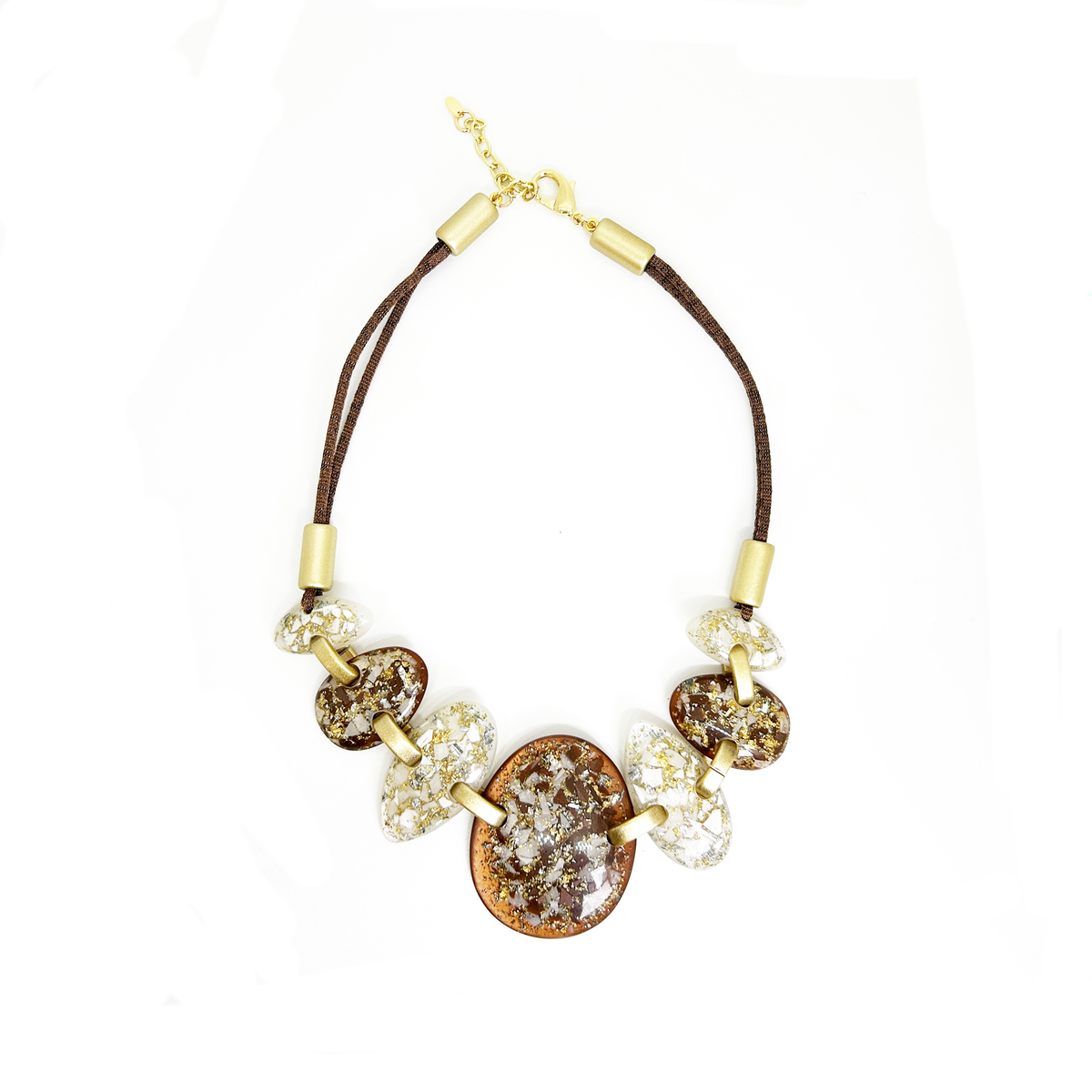 Collar piezas ovaladas, vista 3 – Fahoma