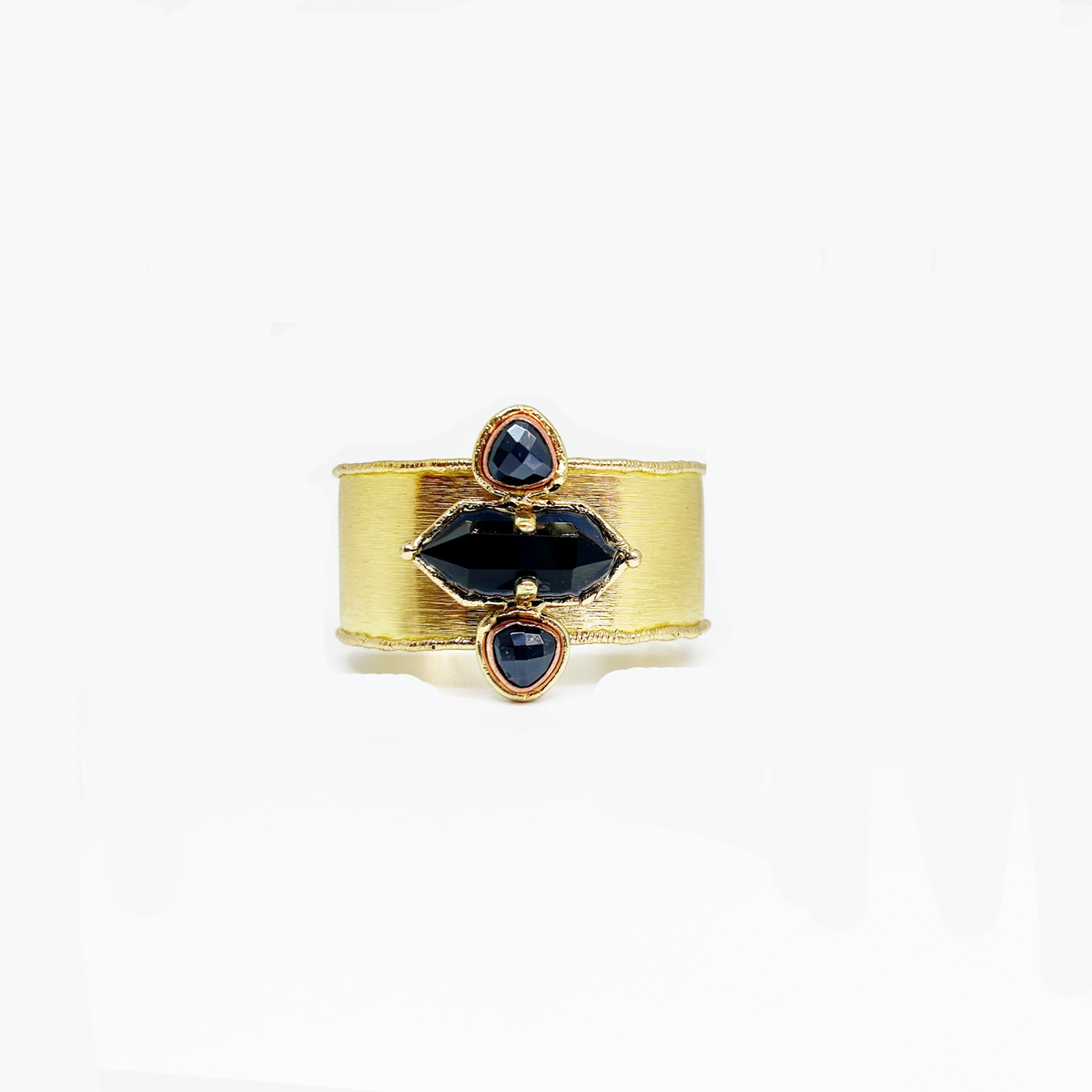 Brazalete con piedra geométrica – Fahoma, bijouterie en Uruguay