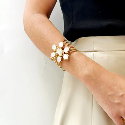 Pulsera círculo de piedras, vista 5 – Fahoma