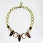Collar navettes piedras naturales, vista 5 – Fahoma