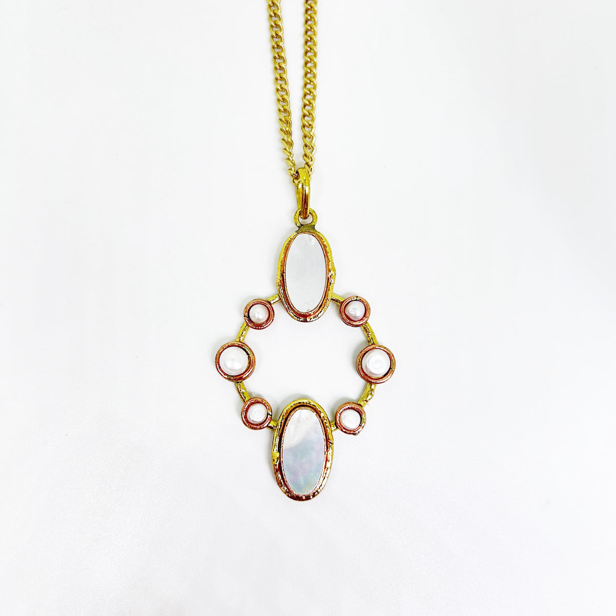 Collar dije geométrico – Fahoma, bijouterie en Uruguay