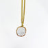 Collar dije rectangular de nácar – Fahoma, bijouterie en Uruguay