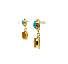 Cargar imagen en el visor de la galería, Caravanas piedra natural colgante
