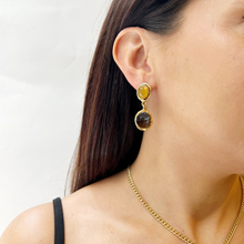 Cargar imagen en el visor de la galería, Caravanas piedra natural colgante
