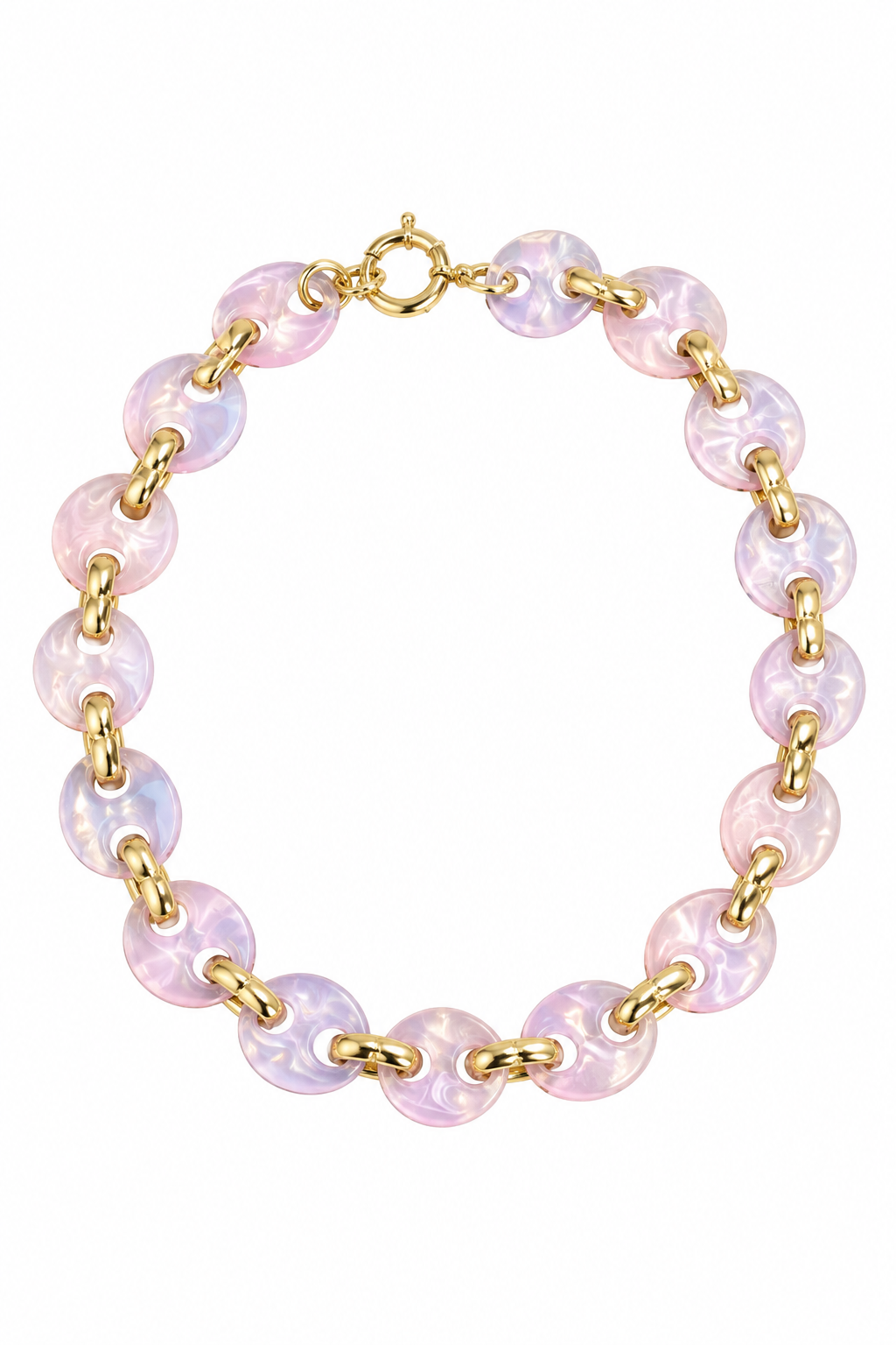 Collar cadena de resina – Fahoma, bijouterie en Uruguay