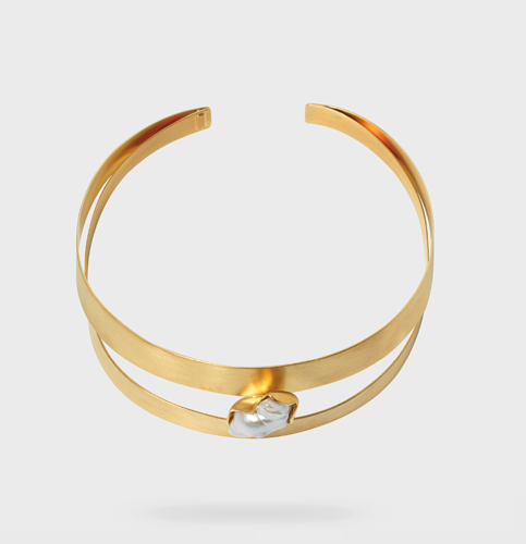 Choker perla barroca, vista 2 – Fahoma