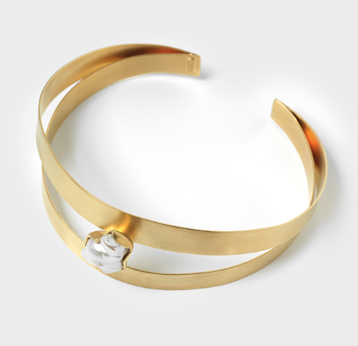 Choker perla barroca, vista 3 – Fahoma