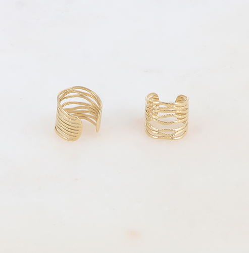 Ear cuff mil vueltas, vista 3 – Fahoma