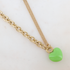 Collar dije corazón esmaltado – Fahoma, bijouterie en Uruguay