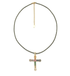 Collar dije cruz multicolor – Fahoma, bijouterie en Uruguay