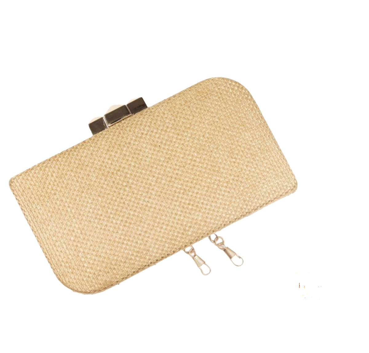 Clutch de rafia – Fahoma, bijouterie en Uruguay