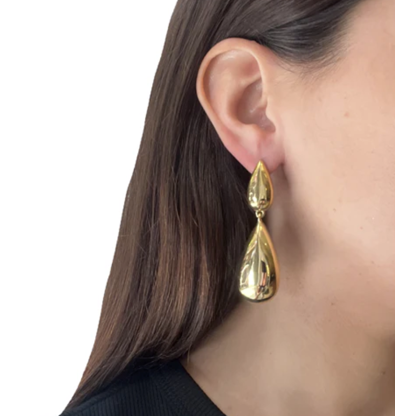 Caravanas doble gota, vista 2 – Fahoma