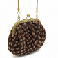 Bolso tejido marrón, vista 2 – Fahoma