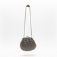 Bolso tejido gris y negro – Fahoma, bijouterie en Uruguay
