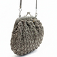 Bolso tejido gris y negro, vista 4 – Fahoma