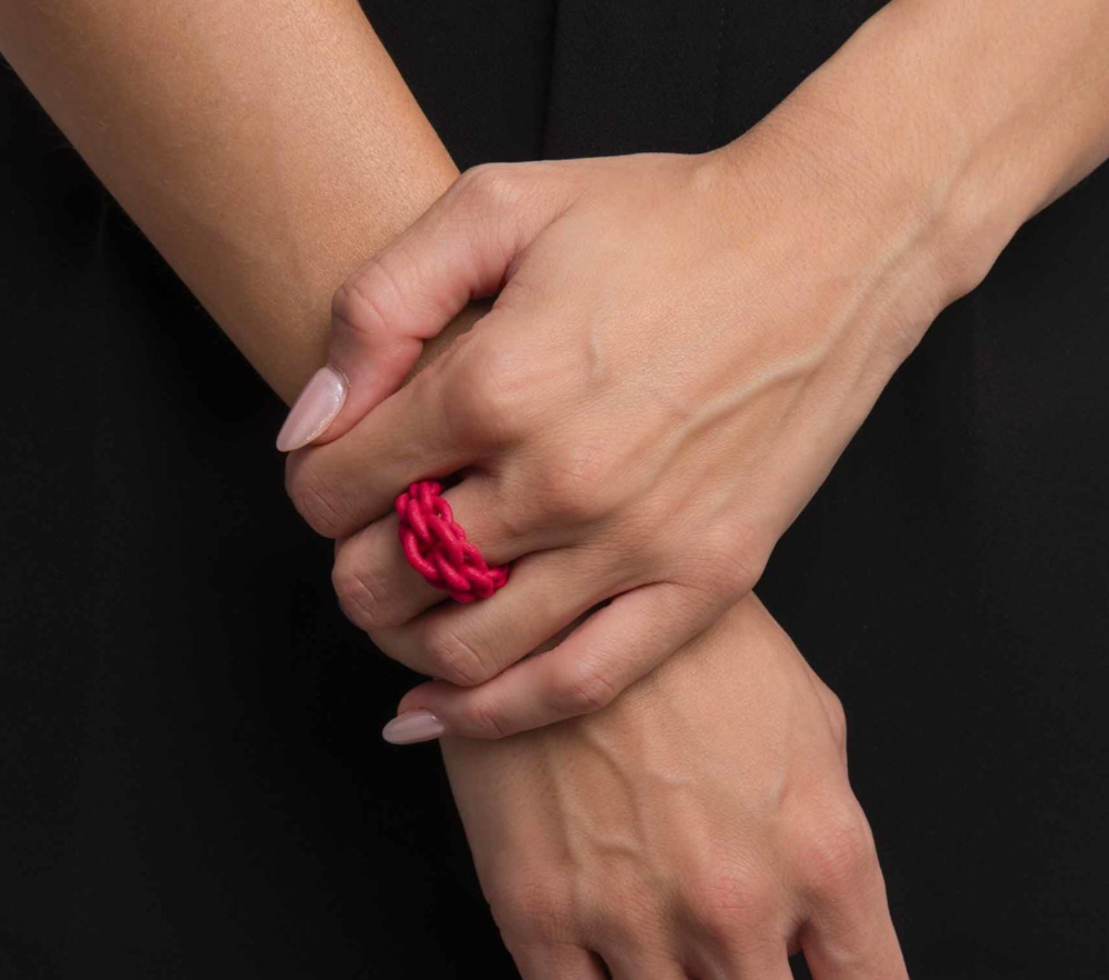 Anillo cadenas, vista 2 – Fahoma