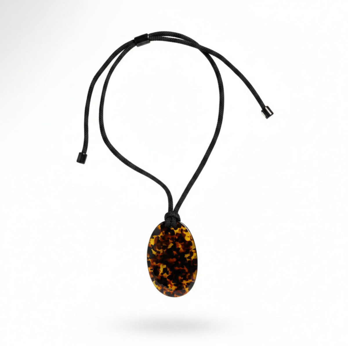 Collar de resina carey – Fahoma, bijouterie en Uruguay