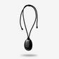 Collar de resina negra – Fahoma, bijouterie en Uruguay