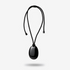 Collar de resina negra – Fahoma, bijouterie en Uruguay