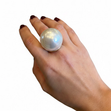 Cargar imagen en el visor de la galería, Anillo maxi perla
