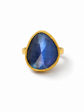 Cargar imagen en el visor de la galería, Anillo cuarzo azul
