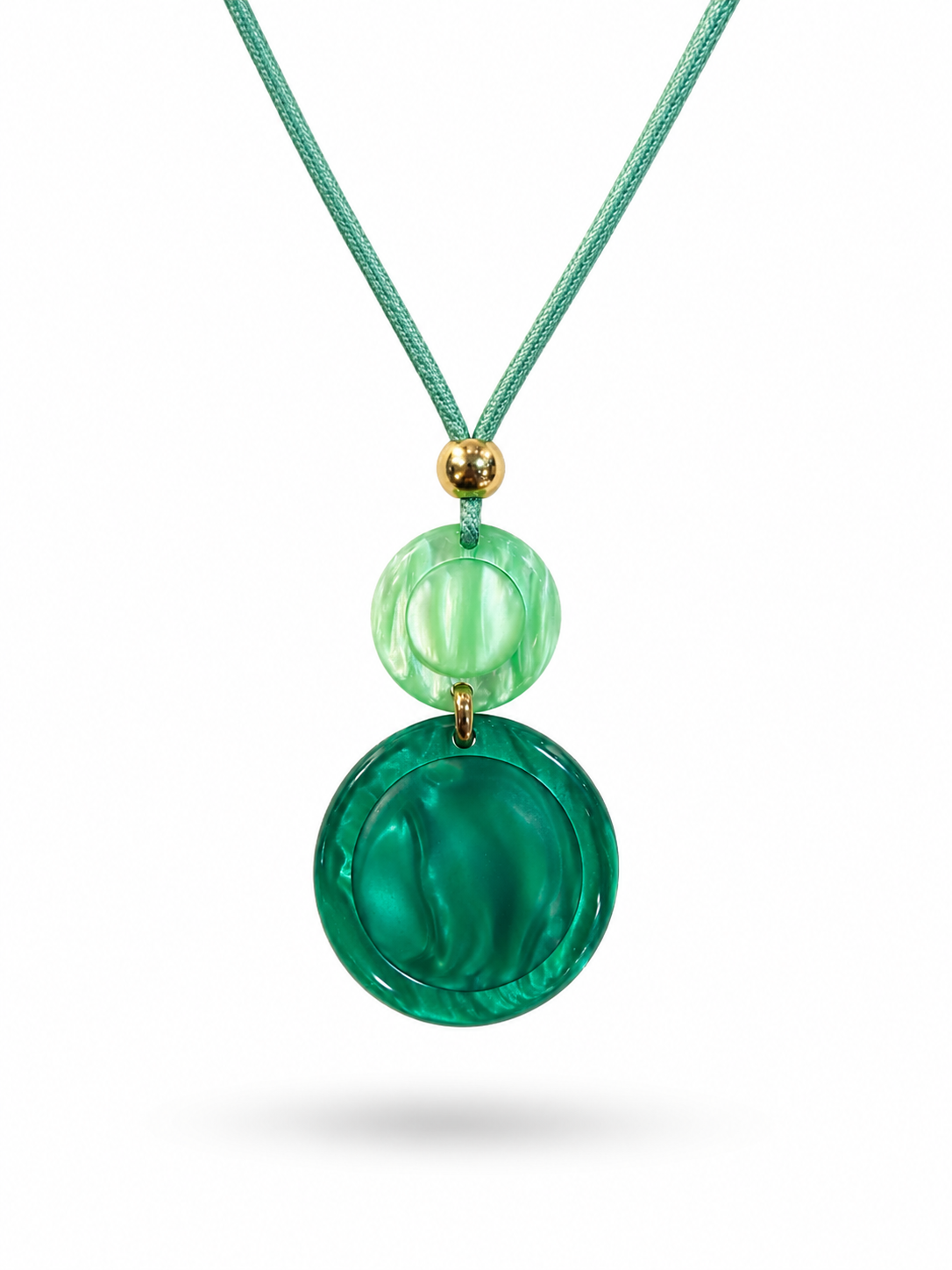 Collar colgante verde – Fahoma, bijouterie en Uruguay