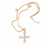 Collar cruz de cristal – Fahoma, bijouterie en Uruguay