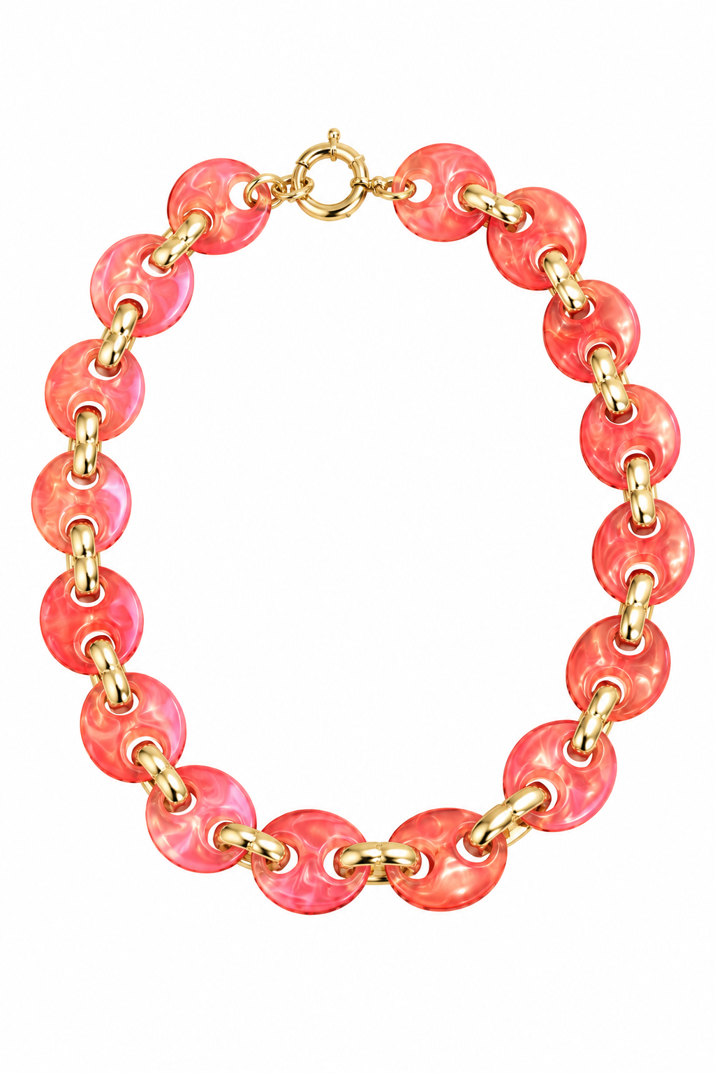Collar cadena de resina, vista 2 – Fahoma